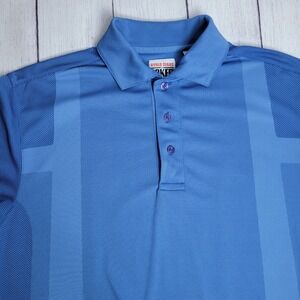 World Series of Poker Polo Men's‎ Size Small Blue Embroidered Short Sleeve Shirt